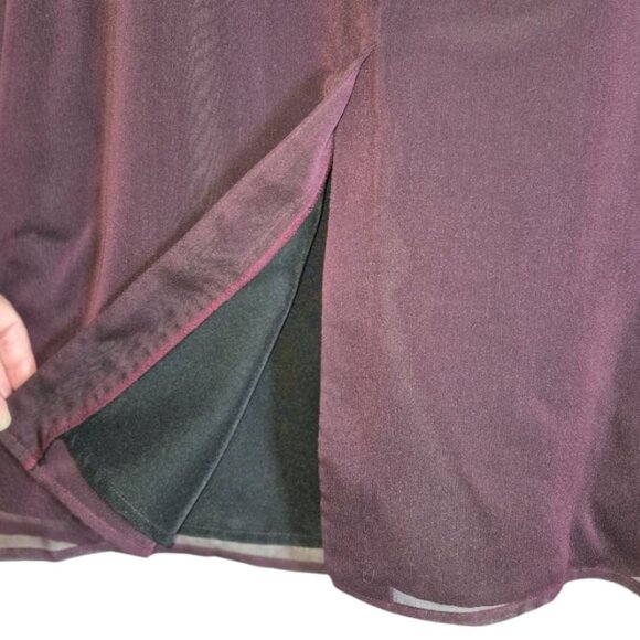 InWear Wine Colored Cocktail Dress Size 4 - Picture 4 of 5